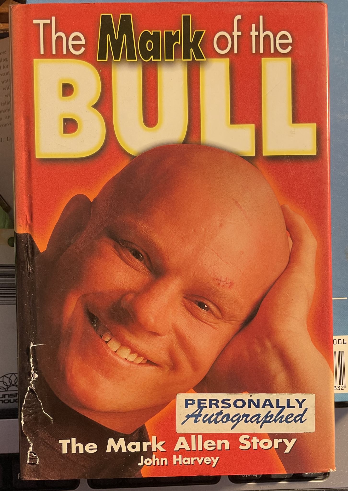 The Mark of the Bull The Mark Allen Story Personally Autographed